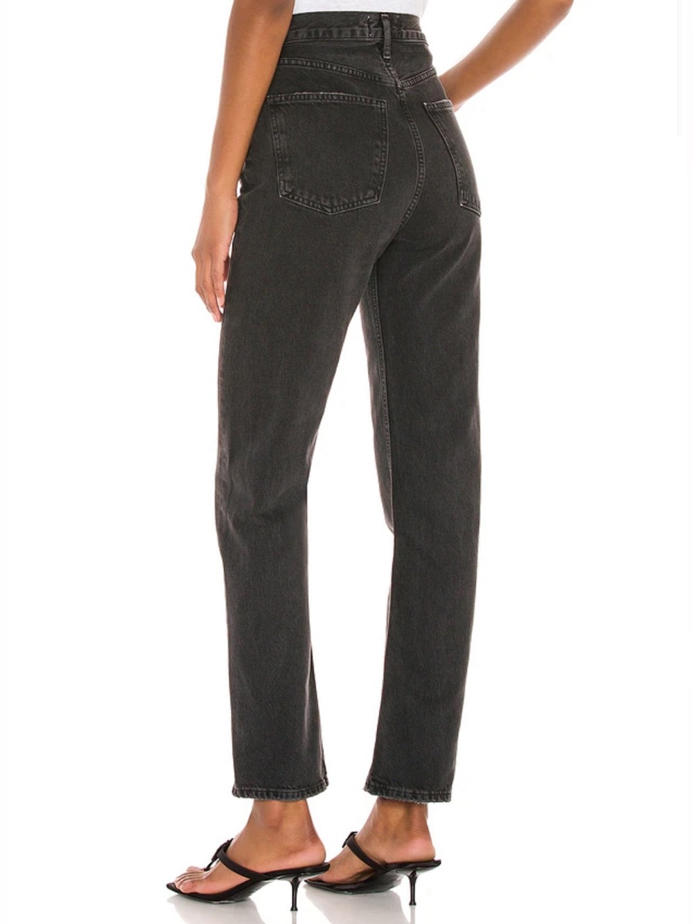 AGOLDE 90s Pinch Waist Jeans in Black Tea